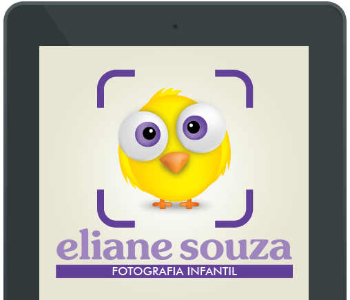 Criação de Logo Eliane souza fotografia Tablet